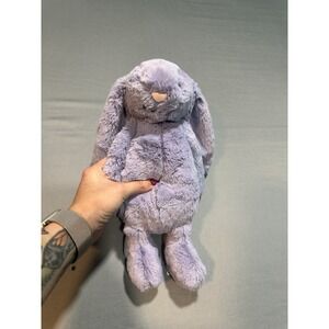 Jellycat BASHFUL VIOLA BUNNY - Medium 12" - Purple - Authentic - New with Tags